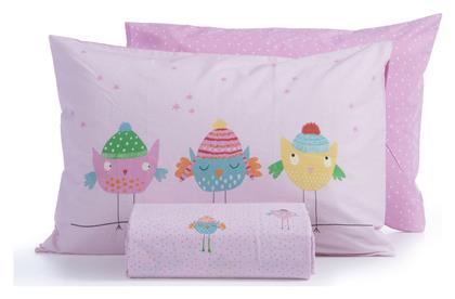 Nef-Nef Homeware Tweet So Sweet Lovely Σετ Παιδική Παπλωματοθήκη Μονή με Μαξιλαροθήκη Βαμβακερή So Sweet 160x240εκ. Nef Nef