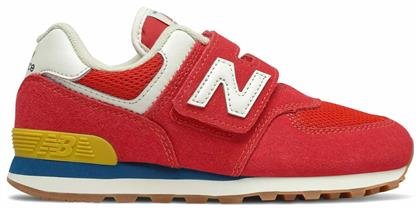 New Balance Παιδικό Sneaker με Σκρατς για Αγόρι Κόκκινο από το Modivo