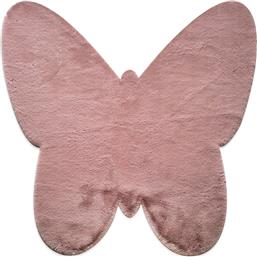 Newplan Παιδικό Χαλί Πεταλούδες 120x120cm Πάχους 30mm JM7 Dark Pink από το Aithrio