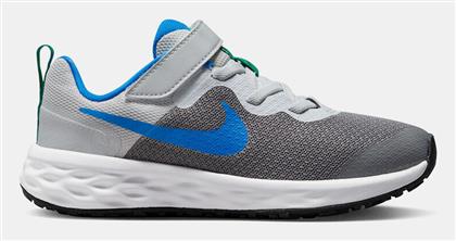 Αθλητικά Παιδικά Παπούτσια Running Revolution 6 Cool Grey / Photo Blue / Deep Royal Blue Nike