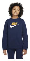 Fleece Παιδικό Φούτερ Navy Μπλε Sportswear Club Nike