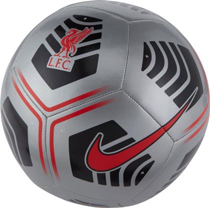 Nike Liverpool F.C. Pitch Μπάλα Ποδοσφαίρου DD7138-020 Ασημί από το MybrandShoes