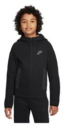 Παιδική Ζακέτα Φούτερ Fleece Μαύρη Sportswear Tech Nike