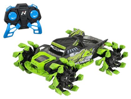 RC Rock Crusher Techno Green Τηλεκατευθυνόμενο Αυτοκίνητο Crawler Nikko