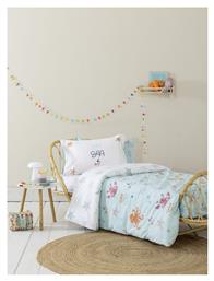 Σετ Μονά Me To The Sea Τυρκουάζ, Λευκό 170x255cm Nima