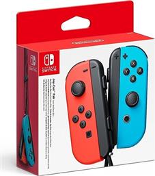 Nintendo Joy-Con Set Ασύρματο Gamepad για Switch Neon Red/Blue