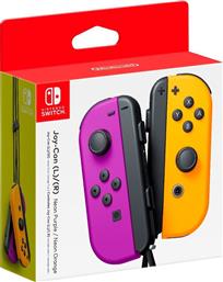 Nintendo Joy-Con Set Ασύρματο Gamepad για Switch Purple/Neon Orange από το Kotsovolos