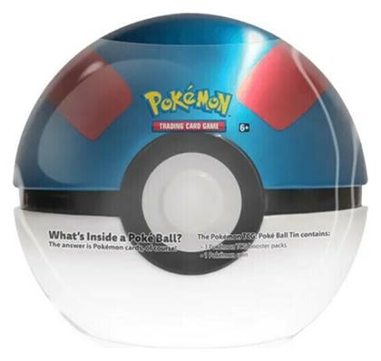 Pokeball Tin 2024 Deck Μπλε-Κόκκινο Nintendo
