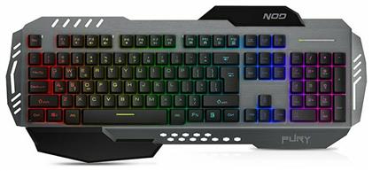 Fury Gaming Πληκτρολόγιο με RGB φωτισμό (Αγγλικό US) NOD