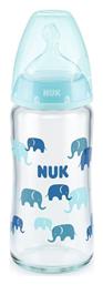 First Choice Plus Κατά Γυάλινο με Θηλή Σιλικόνης για 0-6 μηνών Nuk