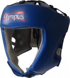 Olympus Sport Κάσκα Πυγμαχίας Ενηλίκων Aνοιχτού Τύπου από Συνθετικό Δέρμα Μπλε από το Plus4u