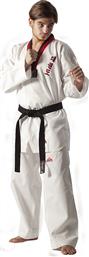 Olympus Sport Kyorugi Poom Ribbed Στολή Taekwondo Ενηλίκων/Παιδική Λευκή