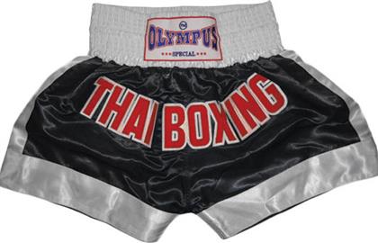 Olympus Sport Ανδρικό Σορτσάκι Kick/Thai Boxing Μαύρο από το Plus4u
