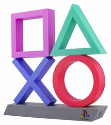 Παιδικό Διακοσμητικό Φωτιστικό PlayStation Light Icons με Εναλλαγές Χρωματισμών Πολύχρωμο 30x10cm Paladone