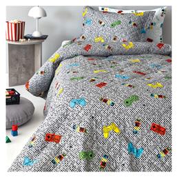 Παιδικό Κουβερλί Ημίδιπλο Micros Grey 160x220εκ. Palamaiki