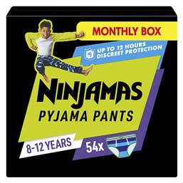 Ninjamas Boy για 27-43kg 54τμχ Pampers