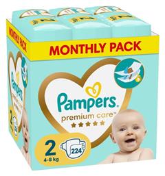 Premium Care No. 2 για 4-8kg 224τμχ Pampers