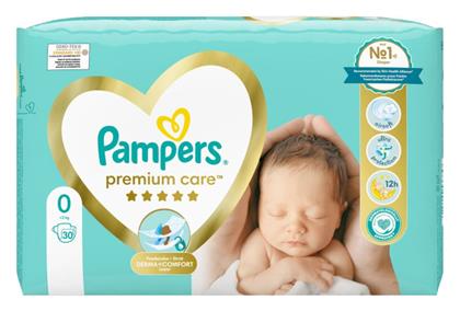 Premium Care No. 0 για 0-3kg 30τμχ Pampers