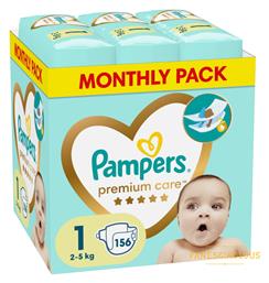 Premium Care No. 1 για 2-5kg 156τμχ Pampers