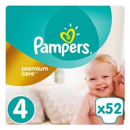 Premium Care No. 4 για 8-14kg 52τμχ Pampers