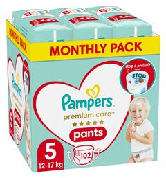 Premium Care No. 5 για 12-17kg 102τμχ Pampers