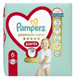 Premium Care No. 6 για 15+kg 31τμχ Pampers