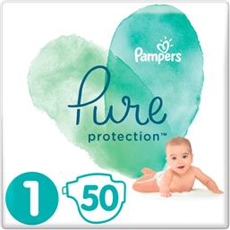 Pure Protection Πάνες με Αυτοκόλλητο No. 1 για 2-5kg 50τμχ Pampers από το Pharm24