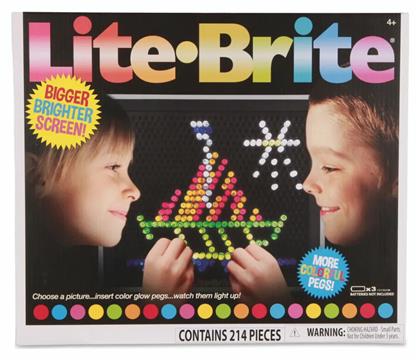 Παιχνίδι Κατασκευών Πλαστικό Lite Brite για Παιδιά 4+ Ετών από το BlablaToys