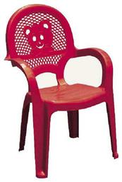 Παιδική Καρέκλα Panda Με Μπράτσα Κόκκινη 35x27.5x58.5εκ.