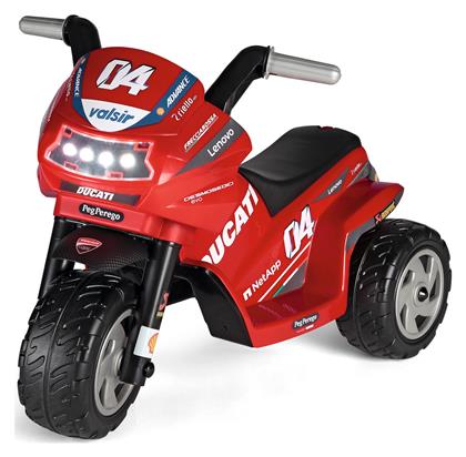 Παιδική Μηχανή Mini Ducati Evo Ηλεκτροκίνητη 6 Volt Κόκκινη - Peg Perego