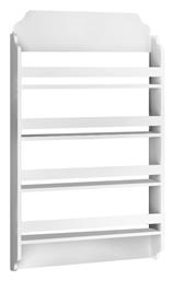 Παιδική Ραφιέρα Λευκή 80x15x132εκ. Megapap