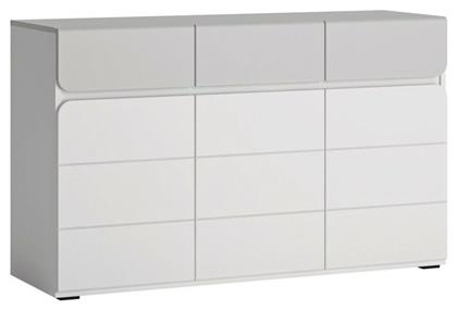 Παιδική Συρταριέρα Versatile Λευκή με 3 Συρτάρια 126x41.6x77εκ.