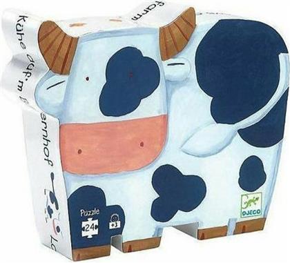 Παιδικό Puzzle Αγελαδίτσα στη Φάρμα 24pcs για 3+ Ετών Djeco