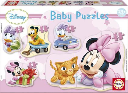 Παιδικό Puzzle Baby Minnie 5pcs για 2+ Ετών Educa από το Plus4u