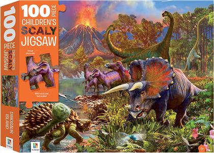 Παιδικό Puzzle Dinosaur Island 100pcs για 6+ Ετών Hinkler