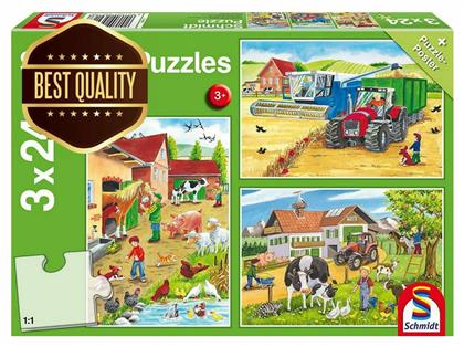 Παιδικό Puzzle Farm 24pcs για 3+ Ετών Schmidt Spiele