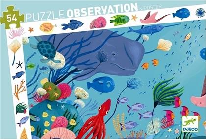 Παιδικό Puzzle Θαλάσσιος Κόσμος 54pcs για 4+ Ετών Djeco από το Moustakas Toys