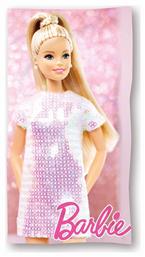 Πετσέτα Θαλάσσης Quick Dry Mattel Barbie 85 70x140 Digital Print Pink 100% Microfiber - Dimcol