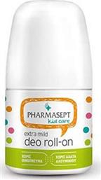 Kid Care Extra Mild Αποσμητικό σε Roll-On Χωρίς Αλουμίνιο 50ml Pharmasept