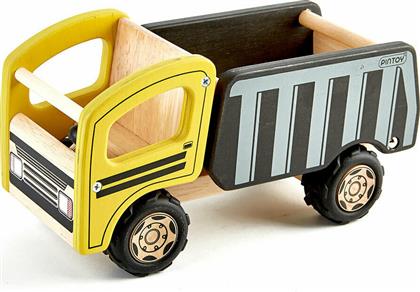 Pin Toys Ξύλινο Φορτηγό Εργοταξίου με Ανατρεπόμενη Καρότσα από το Ladopano