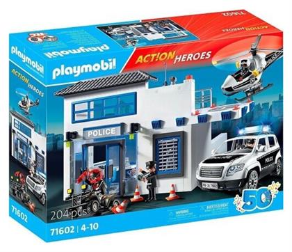 Action Heroes Τμήμα Περιπολικό Ελικόπτερο για 4-10 ετών Playmobil