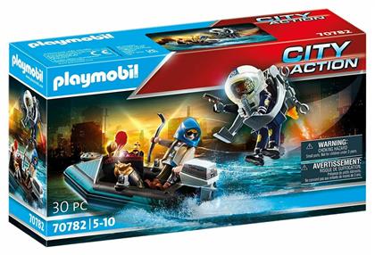 City Action Jet Pack with Boat για 5-10 ετών Playmobil