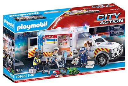 City Action Όχημα Πρώτων Βοηθειών για 5-10 ετών Playmobil από το Toyscenter