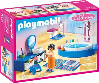 Playmobil Dollhouse: Πολυτελές Λουτρό με Μπανιέρα από το Plaisio