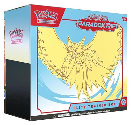 Scarlet & Violet Paradox Rift Elite Trainer Box Pokémon Φακελάκια Roaring Moon Pokemon