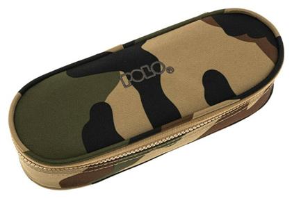 Camouflage Κασετίνα με 1 Θήκη Πράσινη Polo