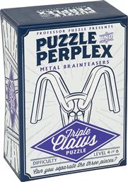 Professor Puzzle Triple Claws Γρίφος από Μέταλλο για 6+ Ετών PX-2