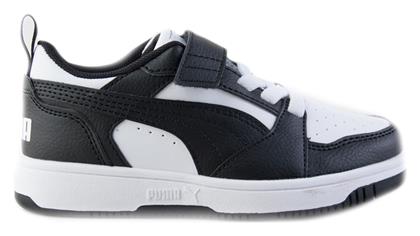 Αθλητικά Παιδικά Παπούτσια Running Rebound V6 με Σκρατς PUMA White-PUMA Black Puma