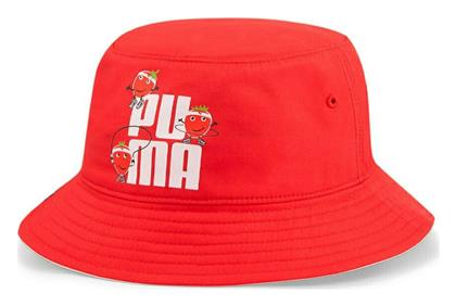 Puma Παιδικό Καπέλο Bucket Υφασμάτινο Κόκκινο από το Outletcenter