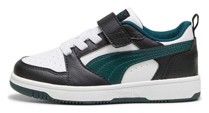 Rebound V6 Lo AC+ Running Black-Dark Myrtle-PUMA White Puma